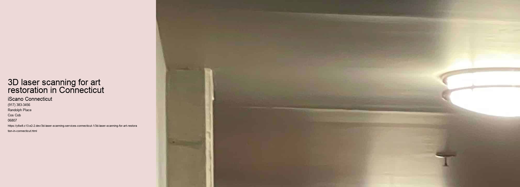 3D laser scanning for art restoration in Connecticut