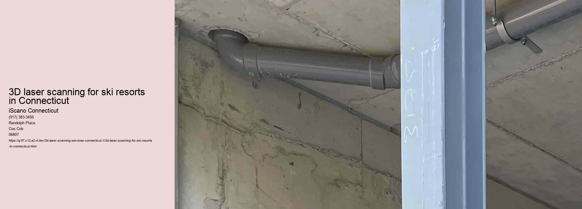 3D laser scanning for ski resorts in Connecticut