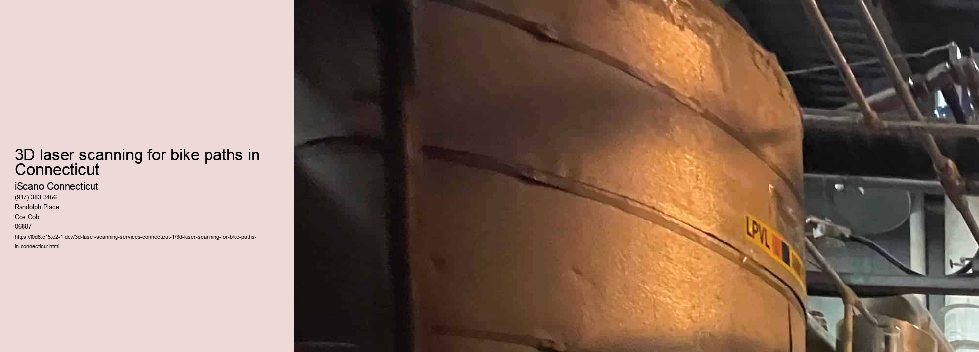 3D laser scanning for bike paths in Connecticut