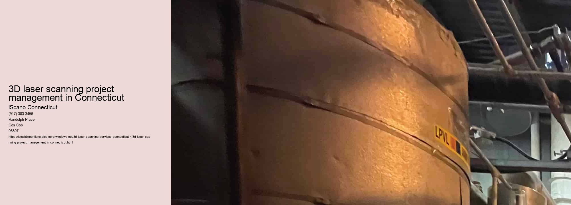 3D laser scanning project management in Connecticut