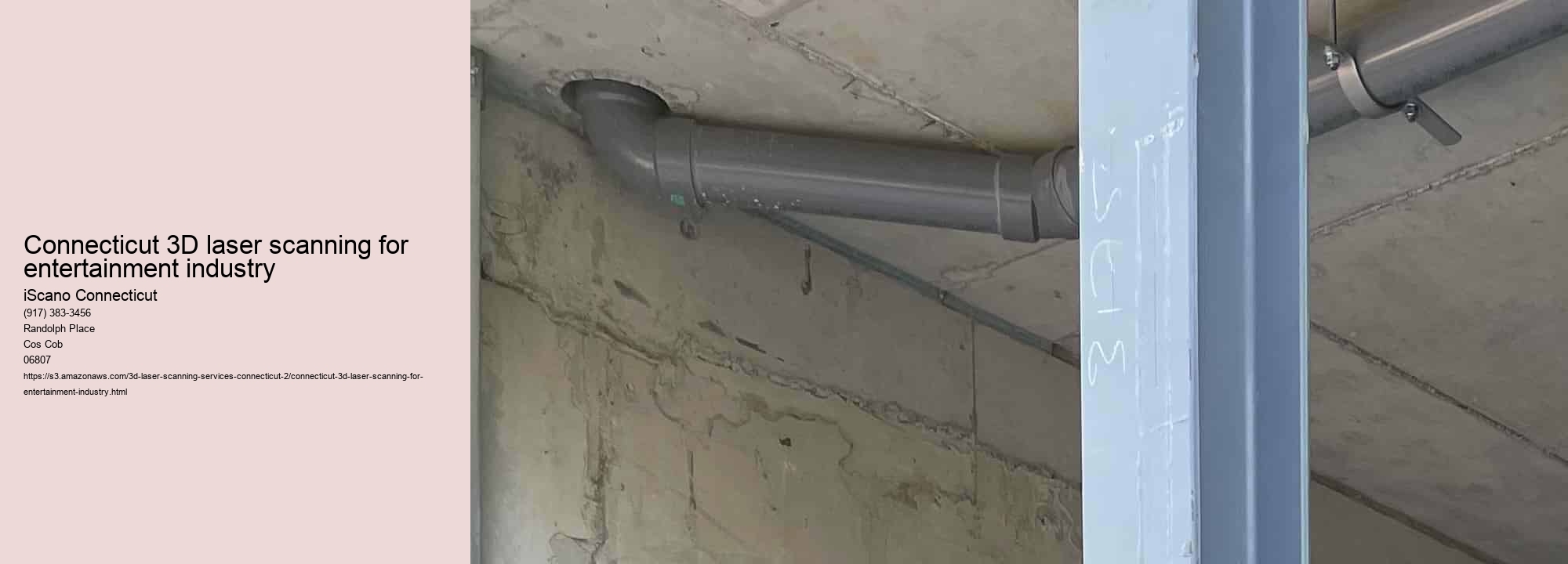 Connecticut 3D laser scanning for entertainment industry