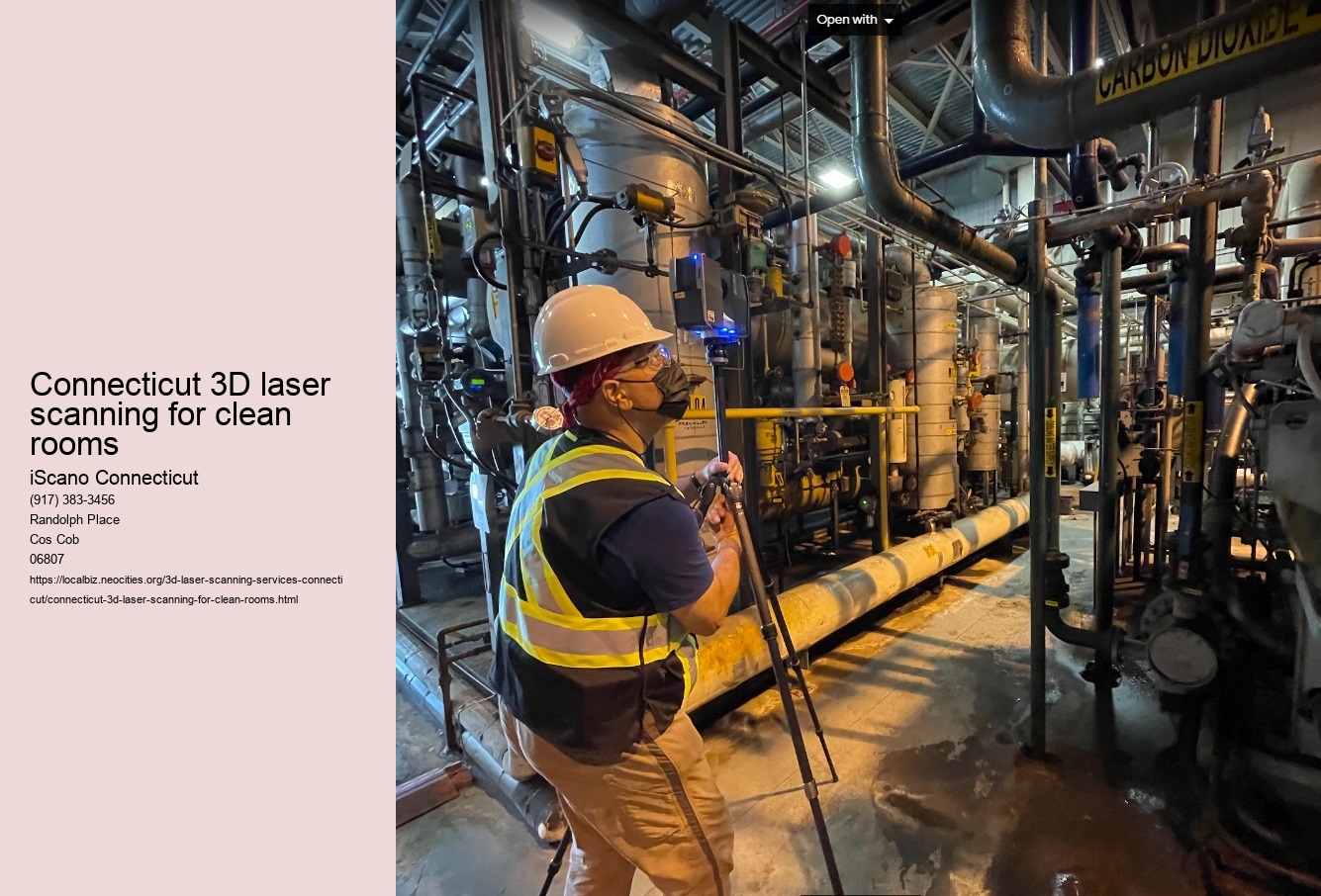 Connecticut 3D laser scanning for clean rooms
