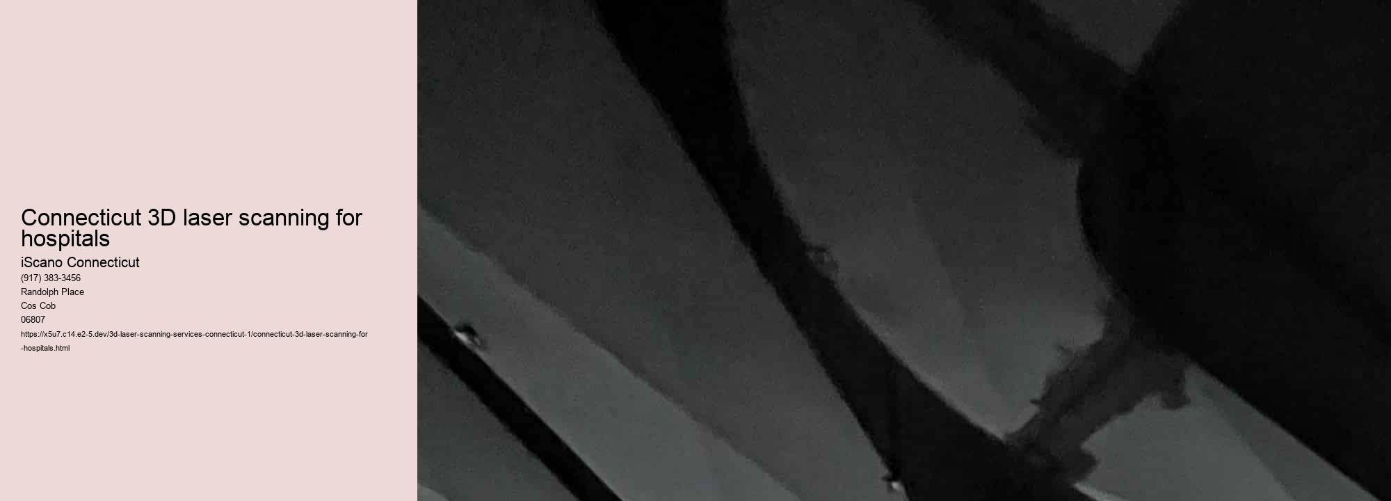 Connecticut 3D laser scanning for hospitals