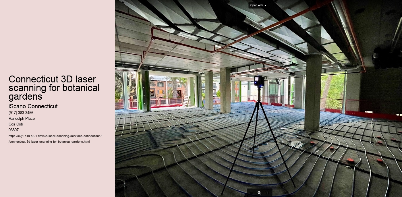 Connecticut 3D laser scanning for botanical gardens